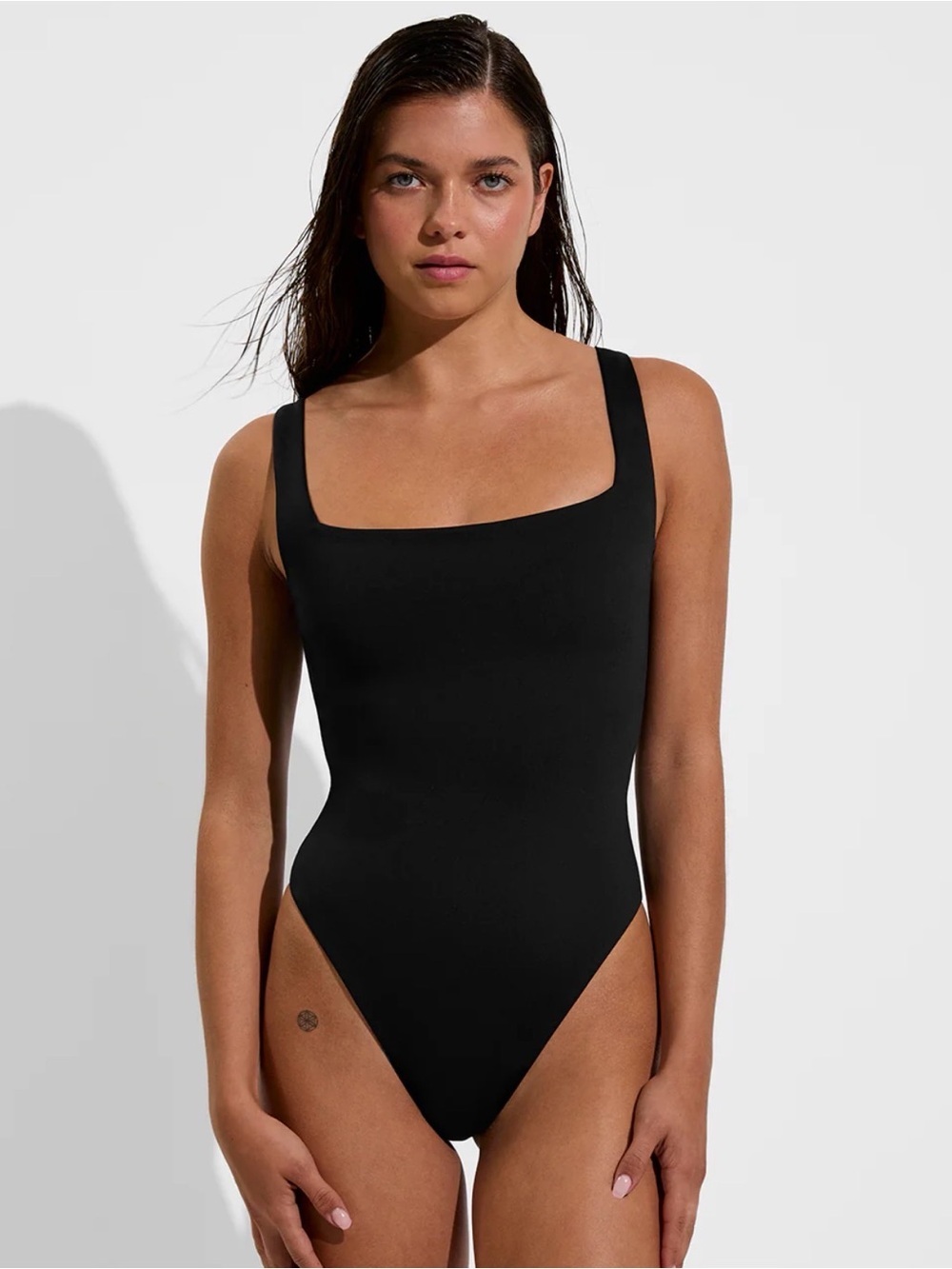 Left On Friday | Streamline Suit Tall Jet (Black) One-Piece Swim - Size XXLT